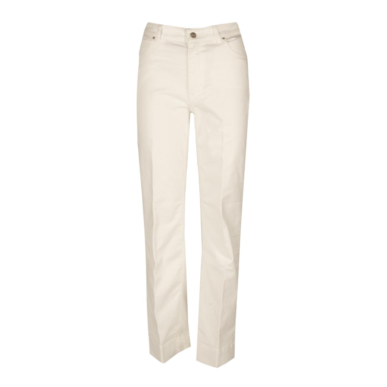Pantalone In Gabardine Donna Natural SARA-Q8A 002 NATURAL TELERIA ZED 