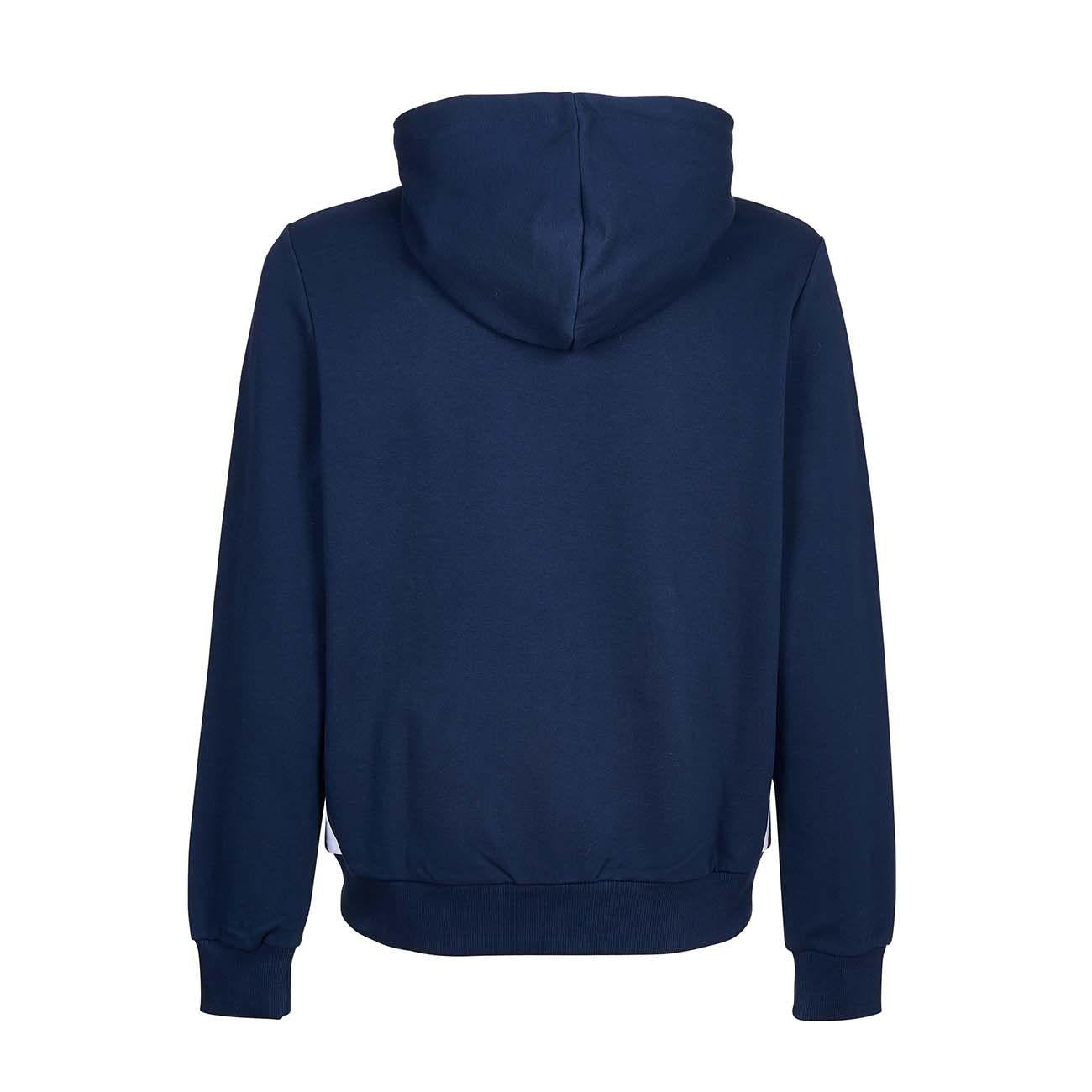 Felpa Heritage Con Cappuccio E Bande Laterali Uomo Blu F41110 07NAVY BLUE SUN68 