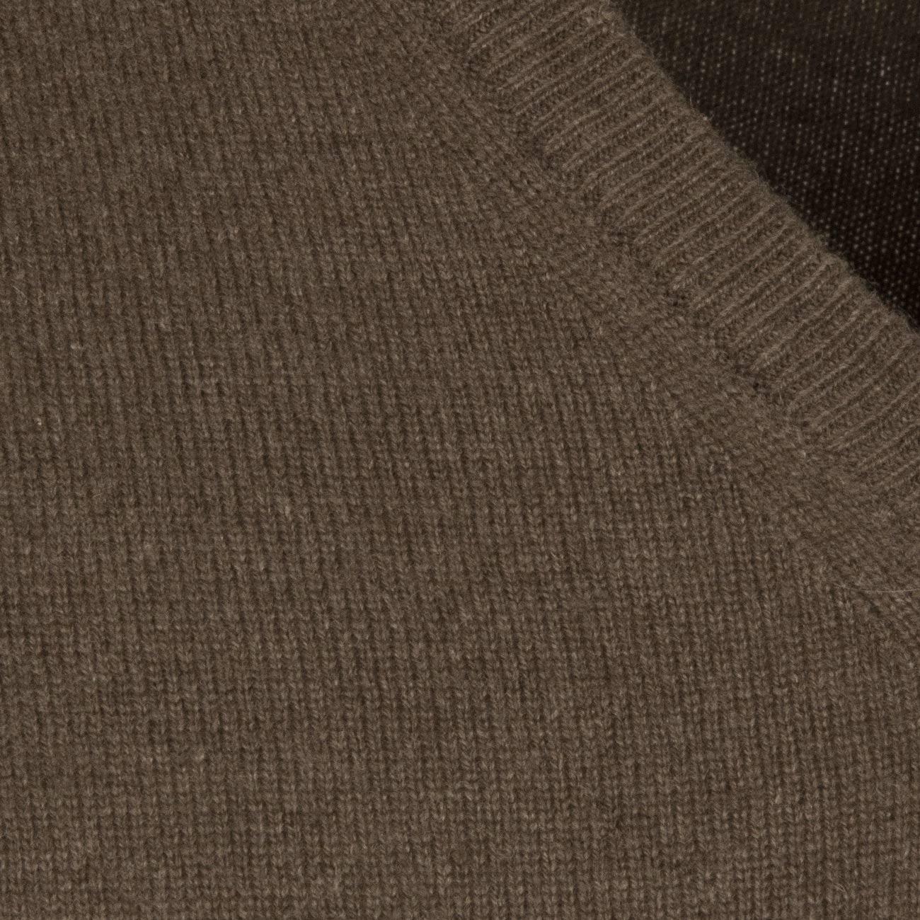 Maglia U. Scollo V Puro Cash Della Ciana X Mascheroni 87153 7271 KAKI DELLA CIANA 