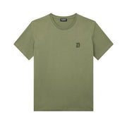 T-Shirt Ricamata US198 JF0309U HN8 632 MILITARE DONDUP 