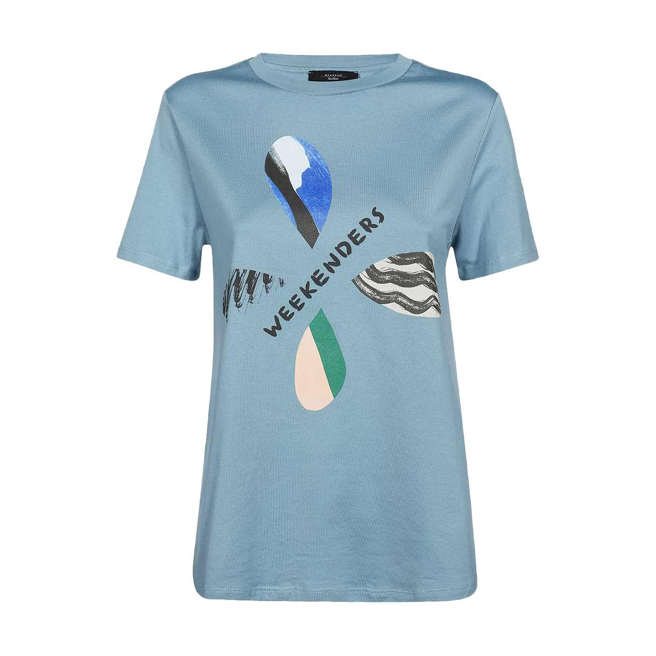 T-Shirt Polka Donna Azzurro POLKA 2359710237600 003 AZZURRO+ST MAX MARA WEEKEND 