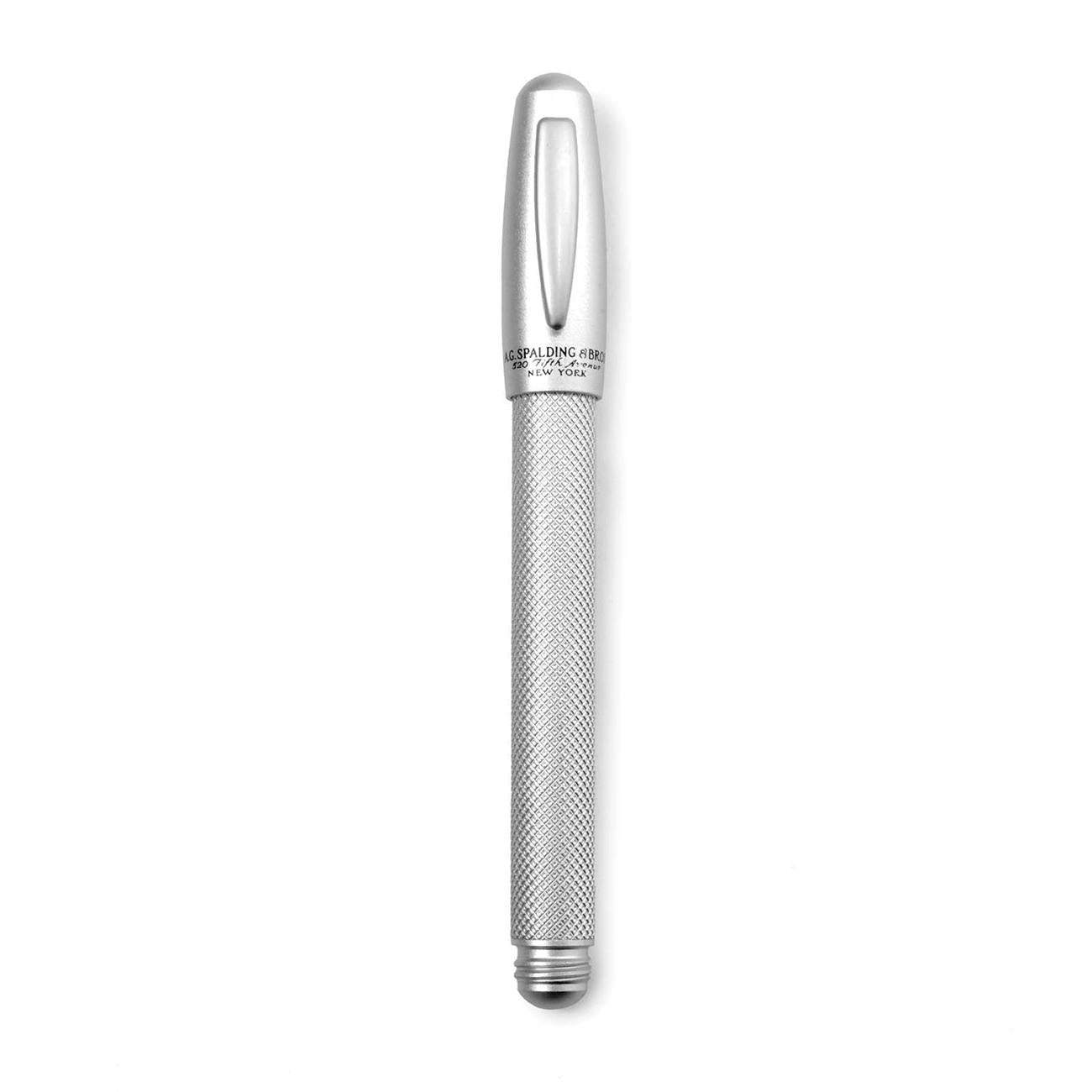 Penna Sfera Crest Unisex Argento 170182 U203 SILVER A.G. SPALDING&BROS 