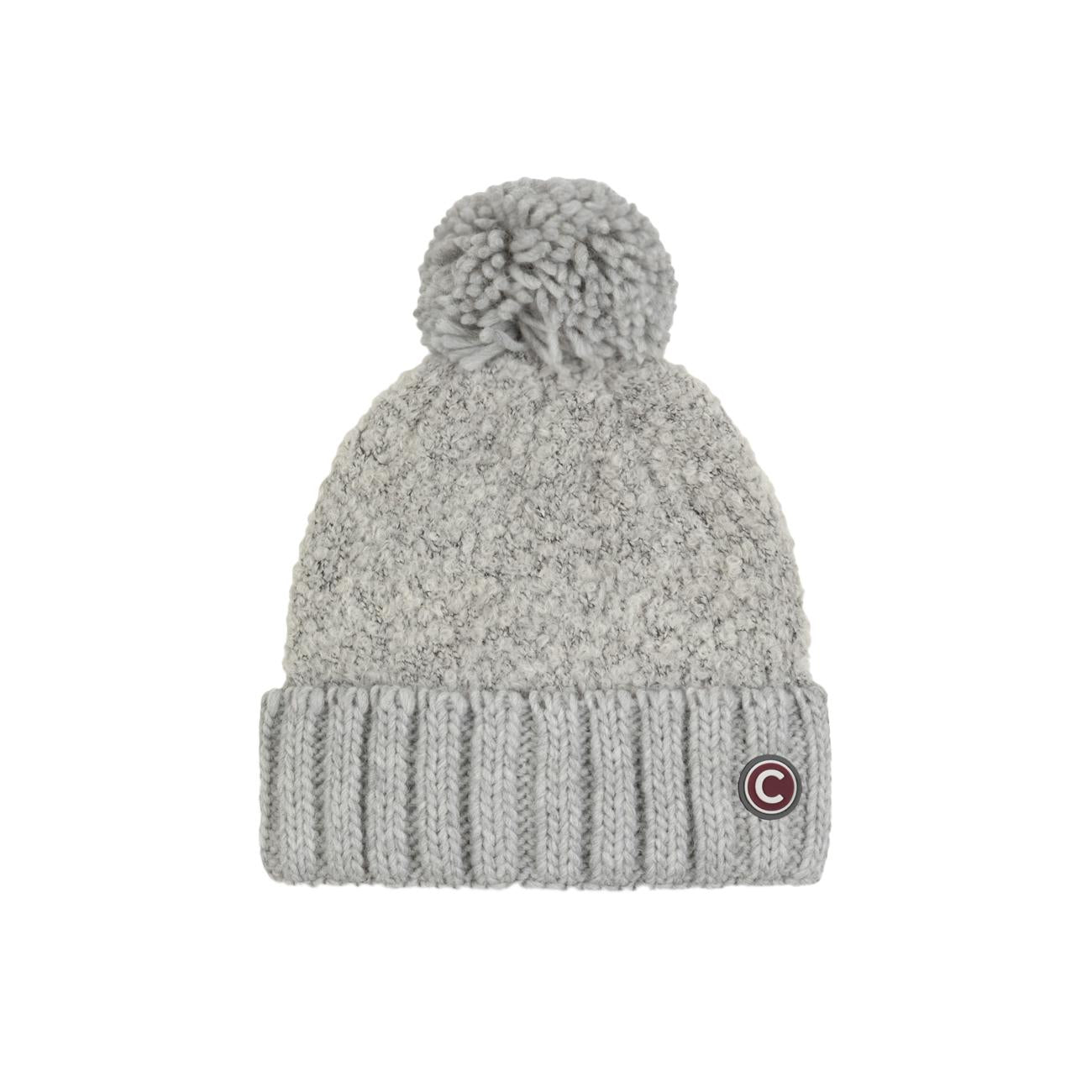 Berretto In Filato Boucle' Con Pompon Donna Grigio Melange 5029/5WJ 21 GRIGIO MELANGE COLMAR ORIGINALS 