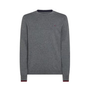 Pull A Costine In Lana Uomo Grigio K43106 34 GRIGIO SUN68 