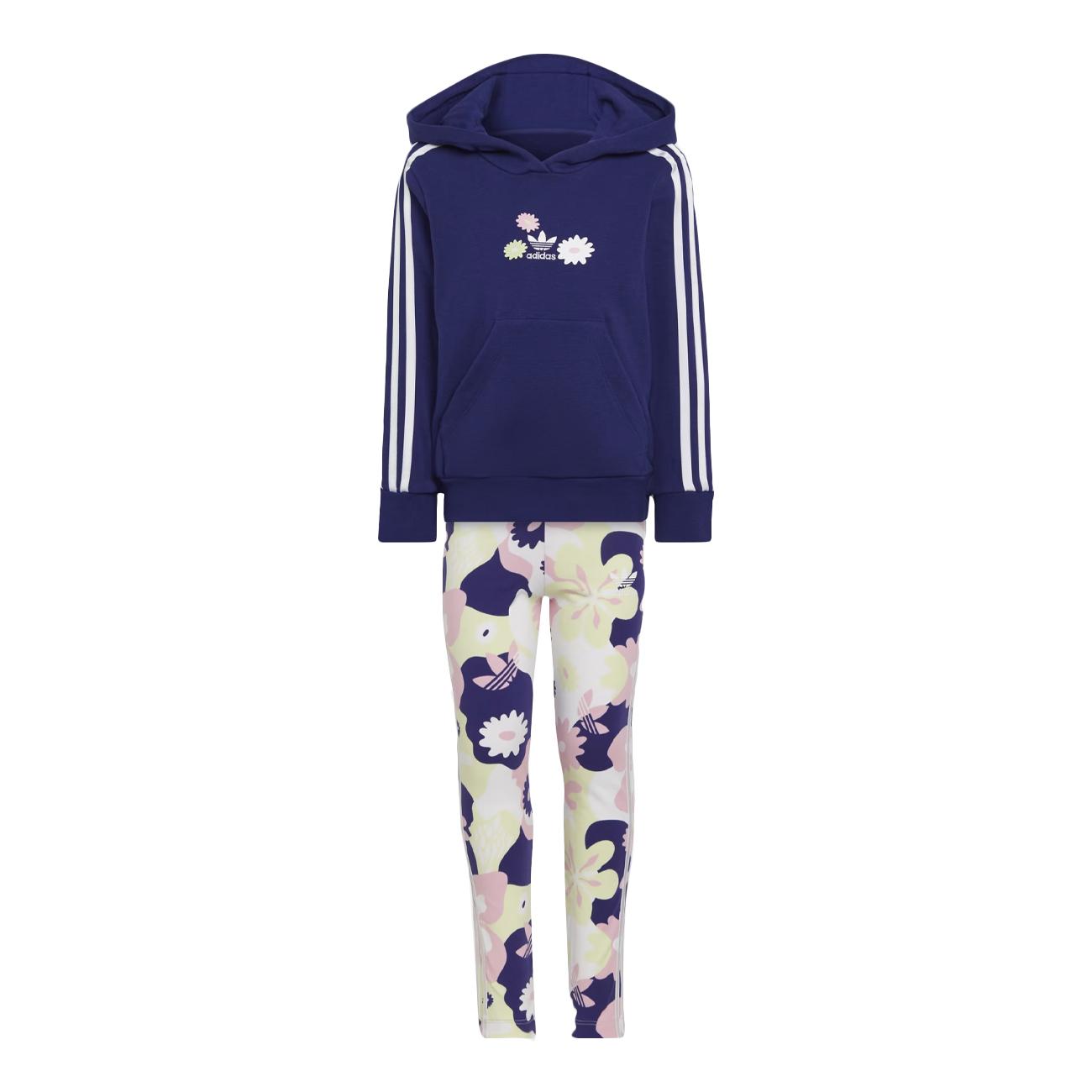 Tuta Flower Print Bimba Legacy Indigo HC4601 LEGACYINDIGO ADIDAS 