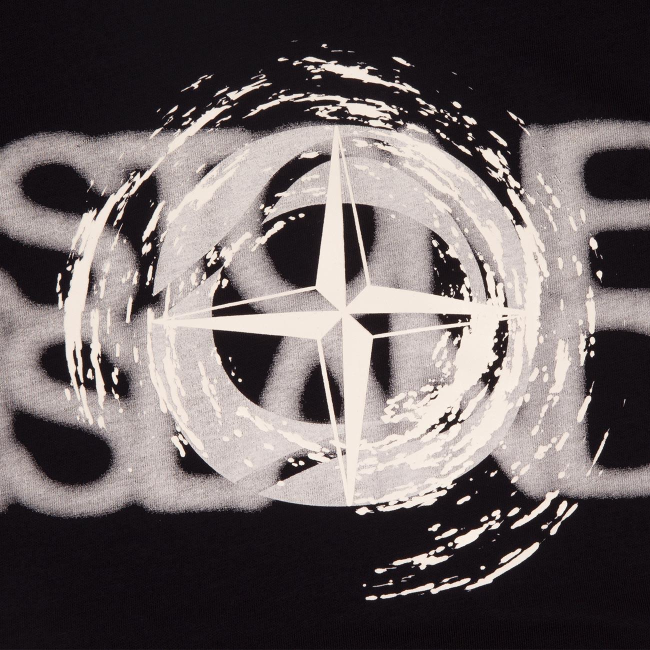 Tshirt Drop Shot Two Uomo Navyblue 781621054 V0020 NAVYBLUE STONE ISLAND 