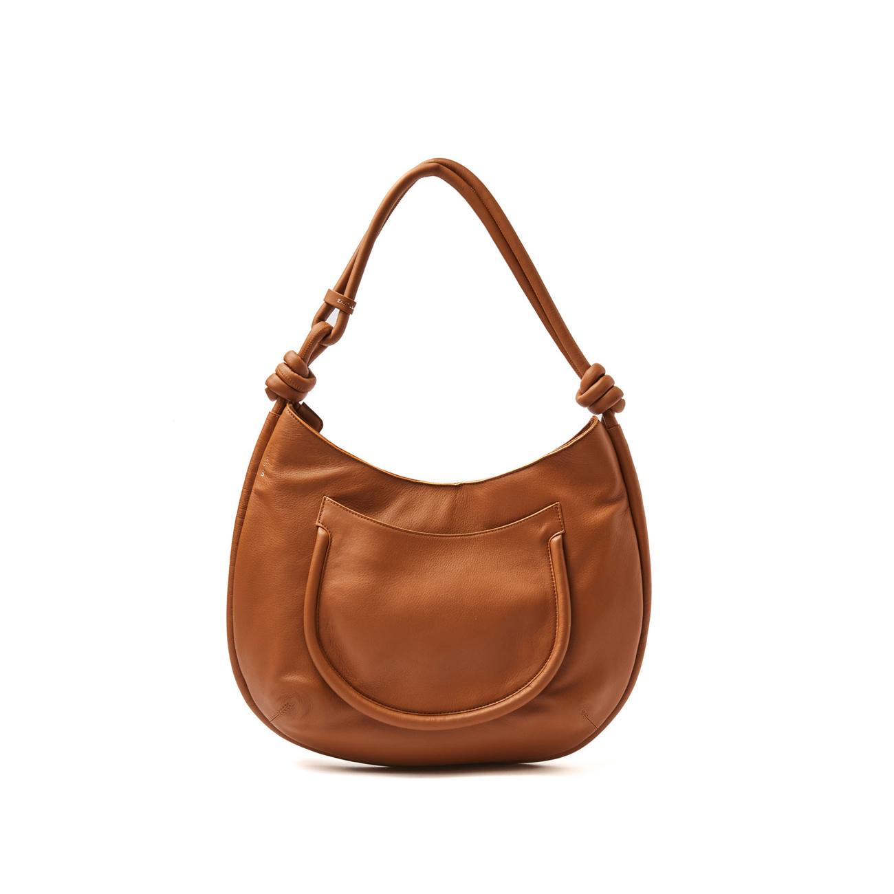 Borsa Demi' Piuma Knot S Donna Beige Genco 068550 0660000 S Z0205 BEIGE GENCO ZANELLATO 