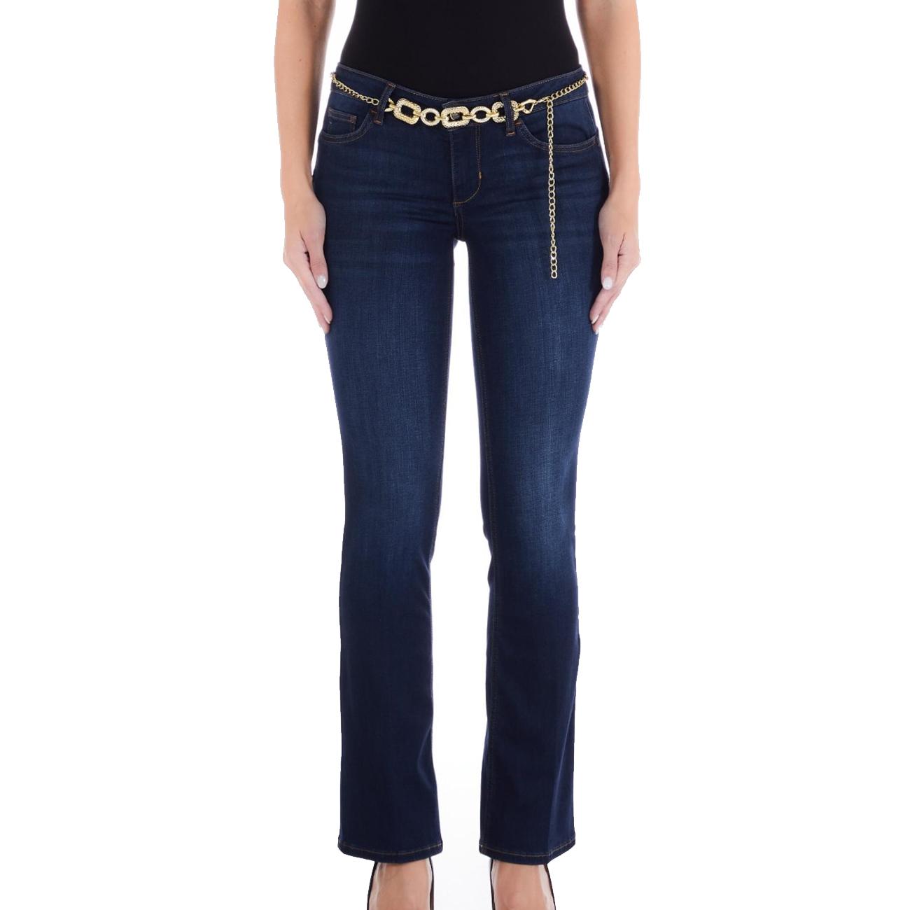 Jeans Repot Donna Denim Dark Moon UF3025D4376 78215 DENIM BL.DARK MOON LIU JO 