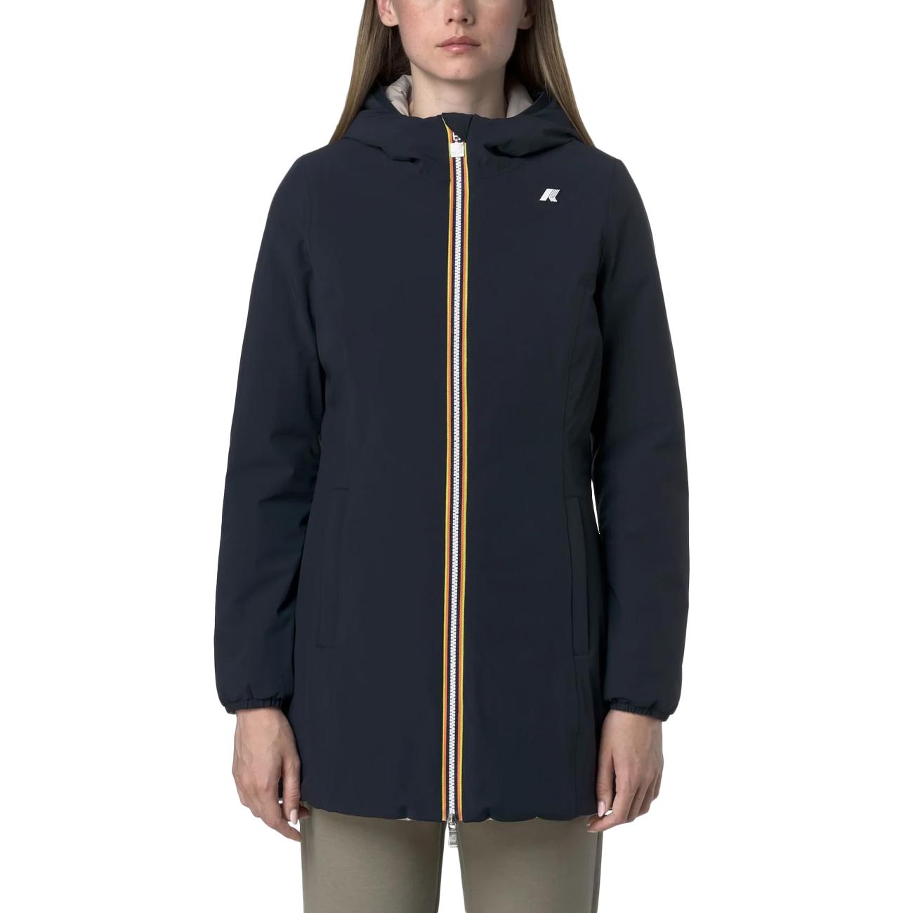 Denise ST Warm Reversible K6128UW BBC BLUE DEPTH-BEIGE C K-WAY 