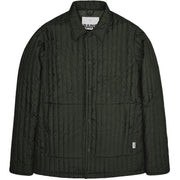 RAINS Giacca Trapuntata Liner Shirt Unisex Green RA18610 GREEN 