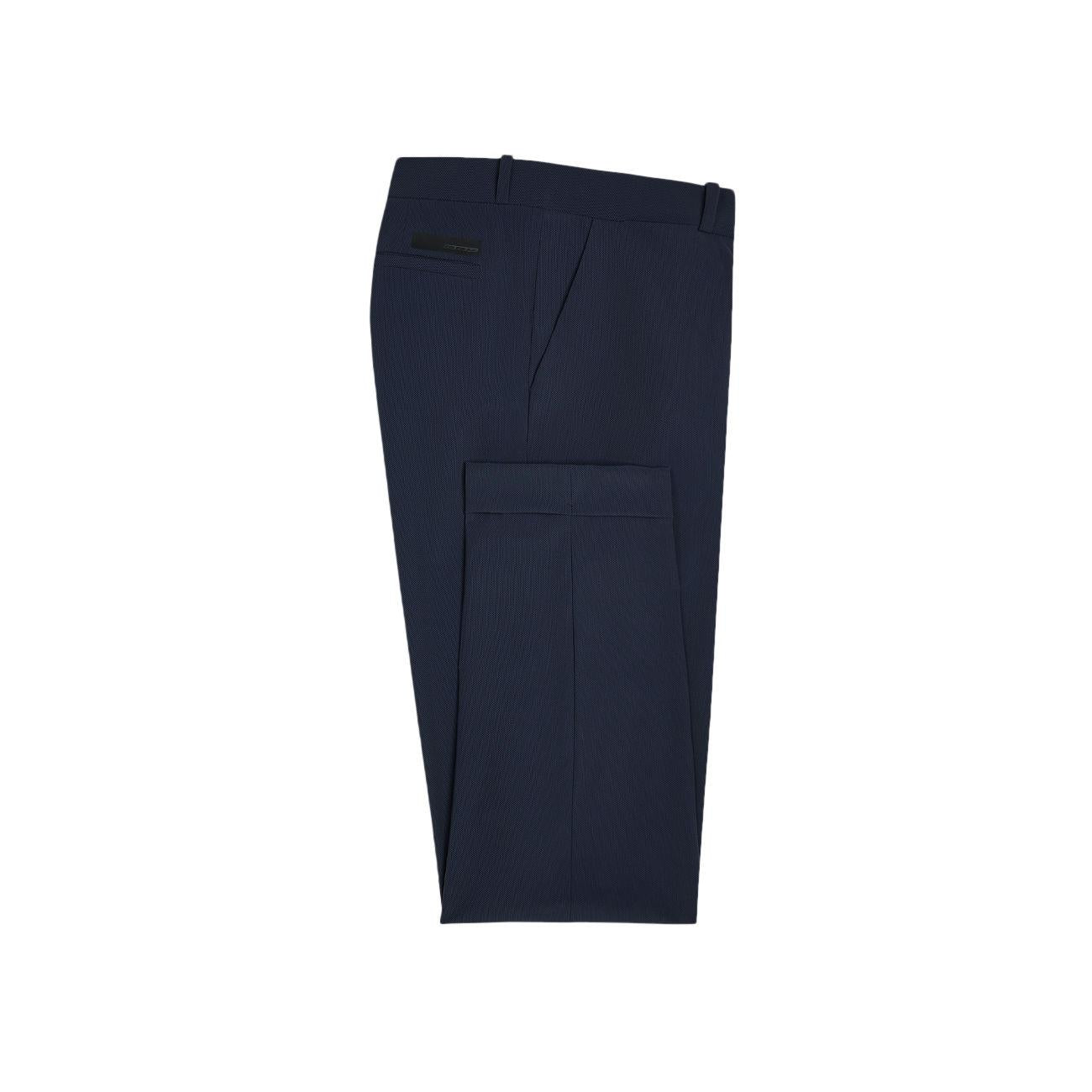 Pantalone Micro Chino Uomo Blu Navy 23214 61A BLUENAVY RRD 