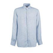 Camicia Collo Francese Uomo Azzurro QE8FUU UB2/AZZURRO GUGLIELMINOTTI 