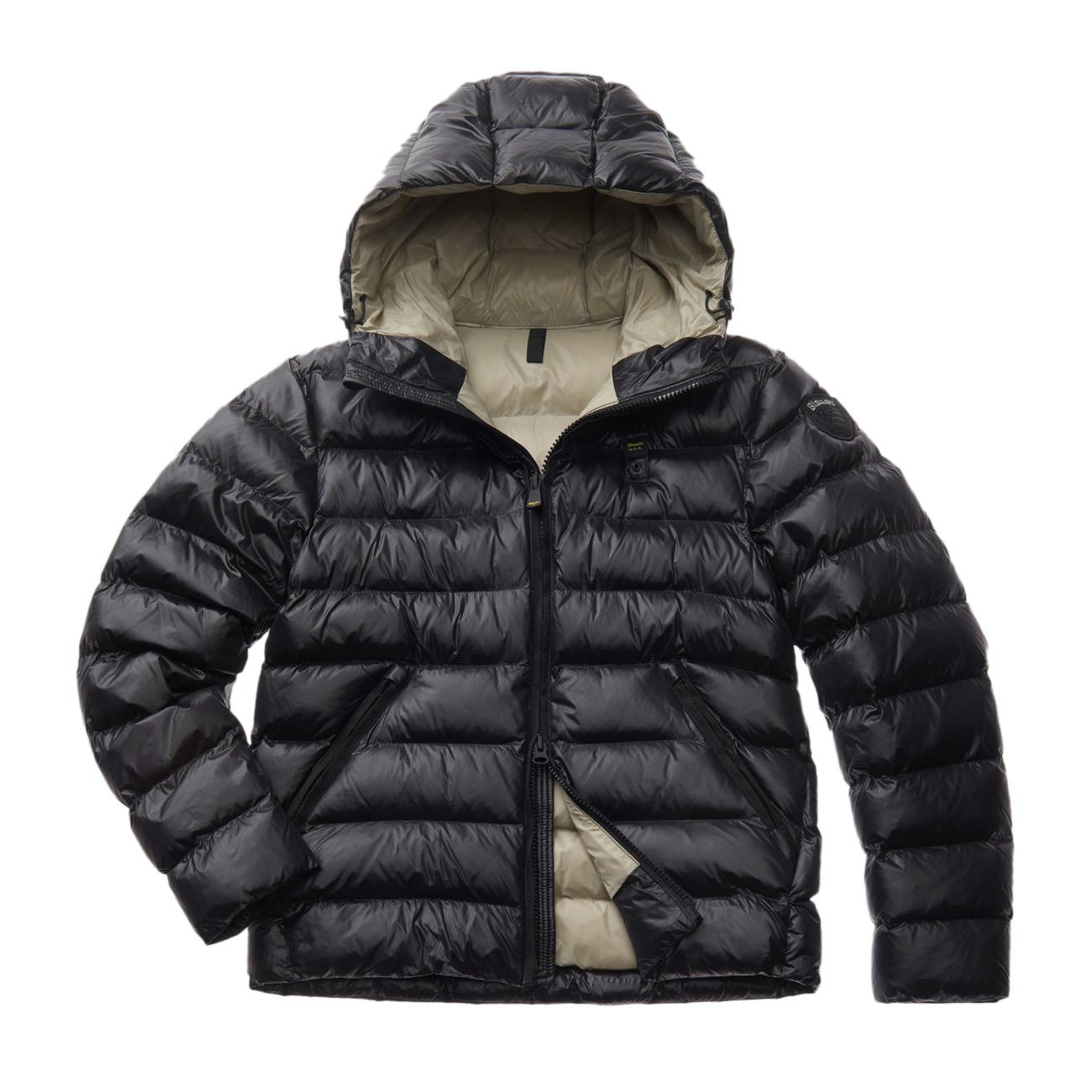 Bomber Adams Uomo Nero Beige 24WBLUC02055 005958 999EI NERO/BEIGE BLAUER 