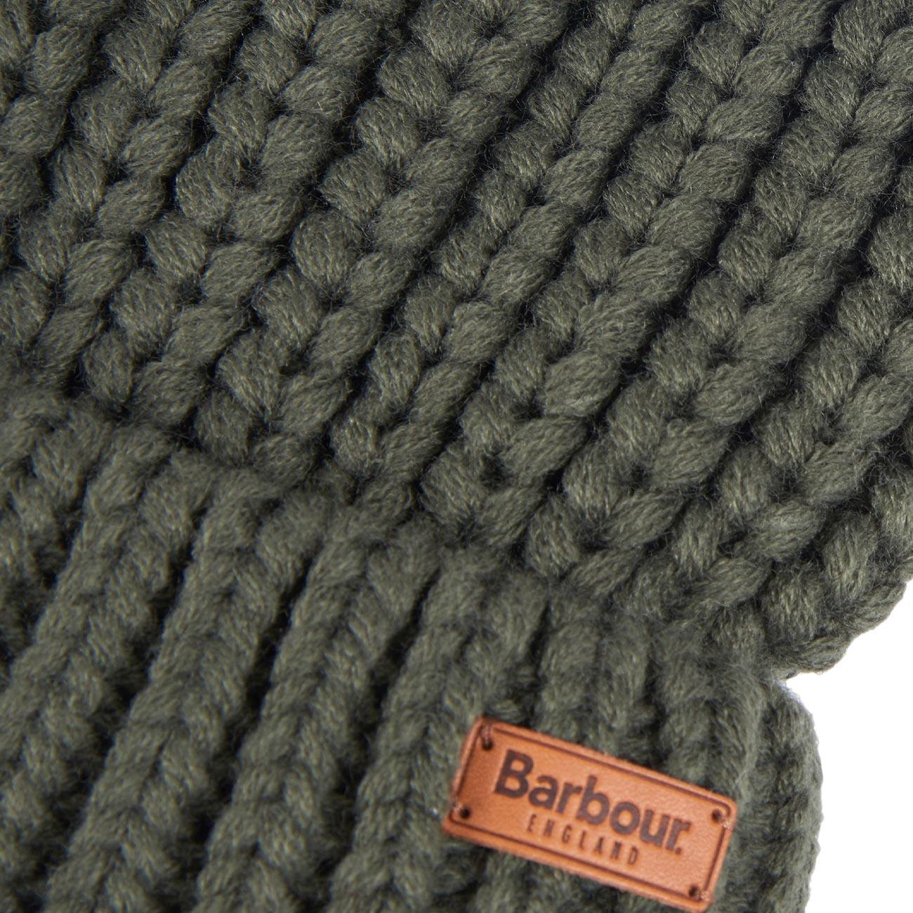 BERRETTO D. SALTBURN MAGLIA LARGA A COSTE C/RISV.+PON PON BARBOUR LHA0336 OL31 OLIVE BARBOUR 