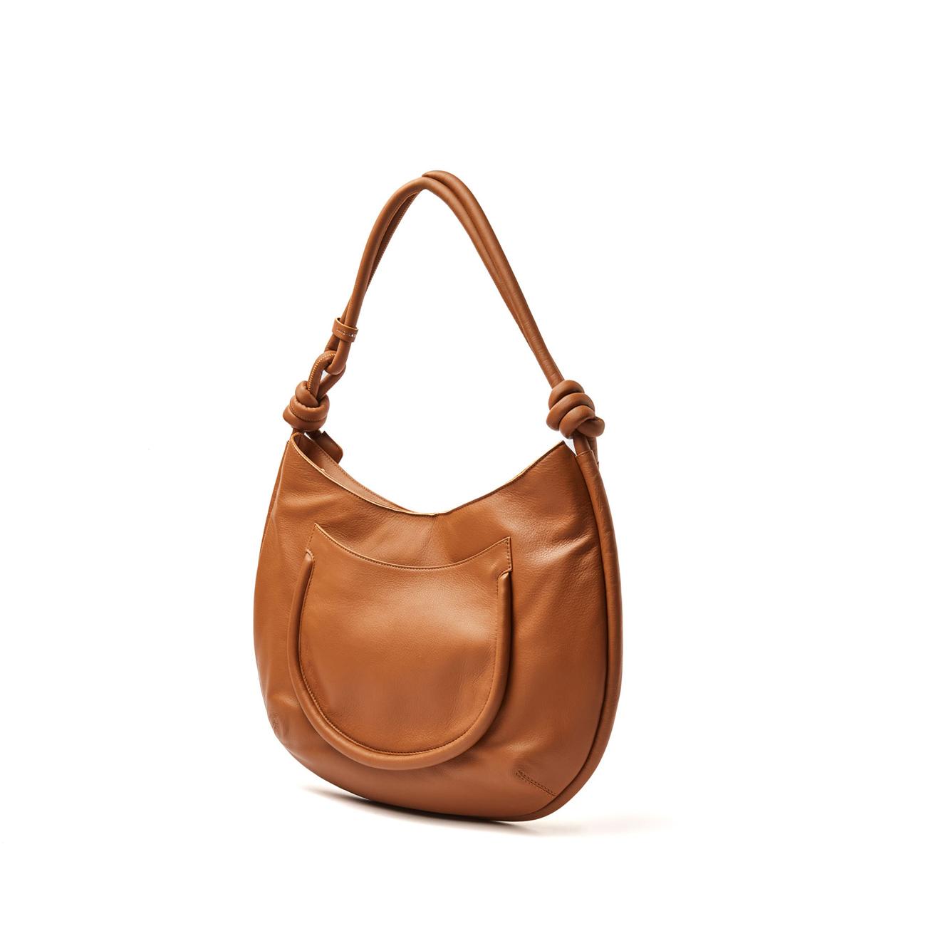 Borsa Demi' Piuma Knot S Donna Beige Genco 068550 0660000 S Z0205 BEIGE GENCO ZANELLATO 