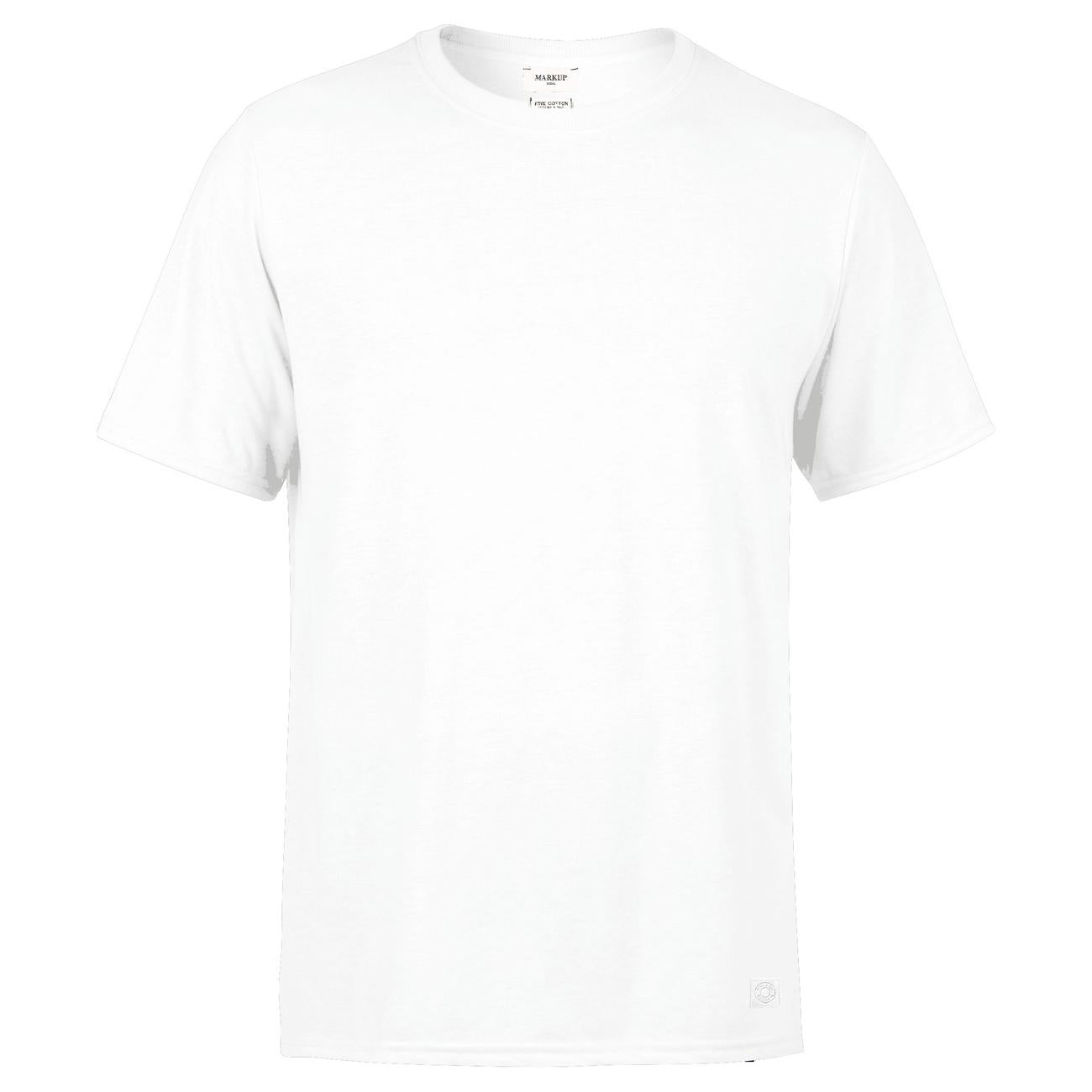 T-Shirt In Cotone Uomo Bianco MK11011 BIANCO MARKUP 