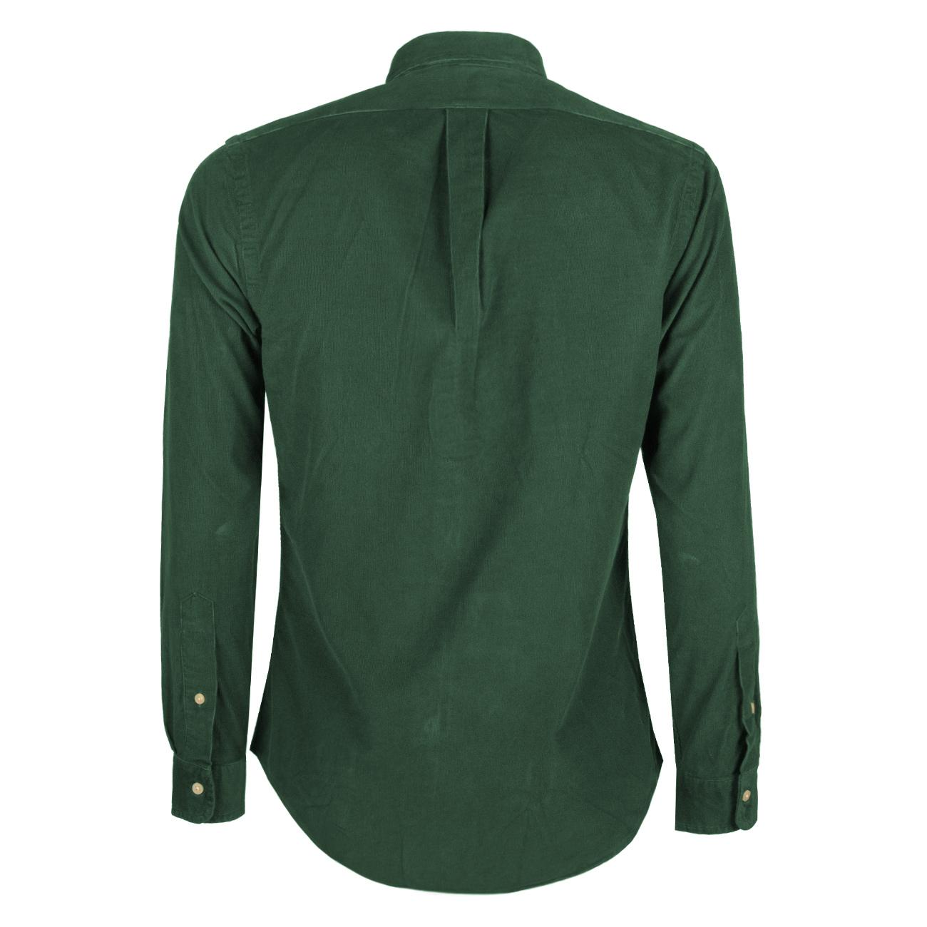 Camicia A Coste Uomo Hunt Club Green 710818761 018 HUNT CLUB GREEN POLO RALPH LAUREN 