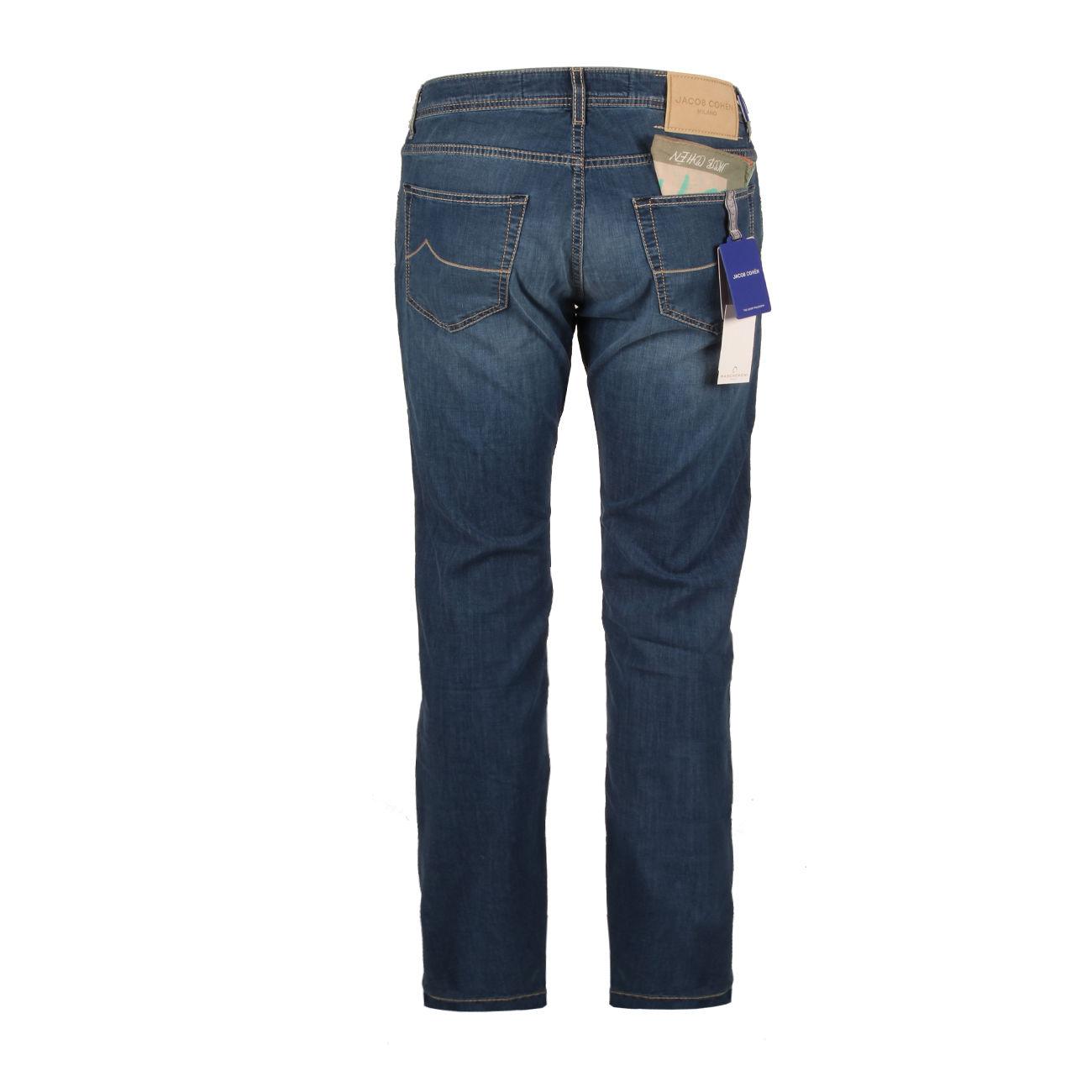 Jeans Nick 5T Uomo Denim Scuro UQE0635S3735 493D JACOB COHEN 