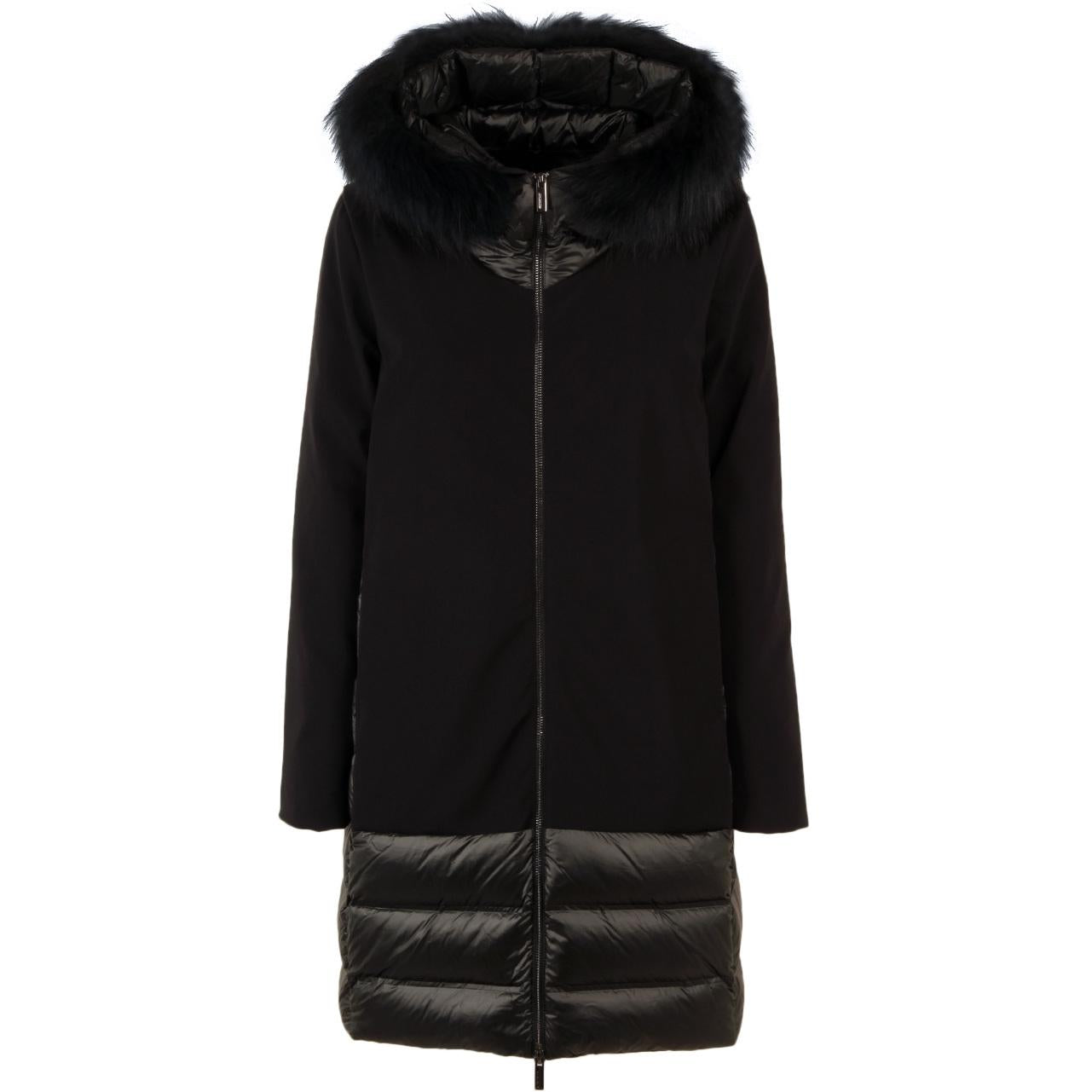 Jacket Winter Hybrid Parka Fur Donna Nero W22509FT 10 NERO RRD 
