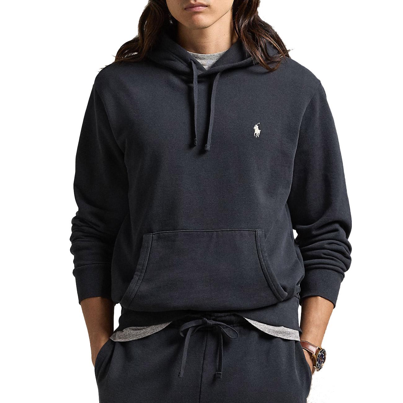Felpa Con Cappuccio Uomo Polo Black 710916690 025 POLO BLACK POLO RALPH LAUREN 