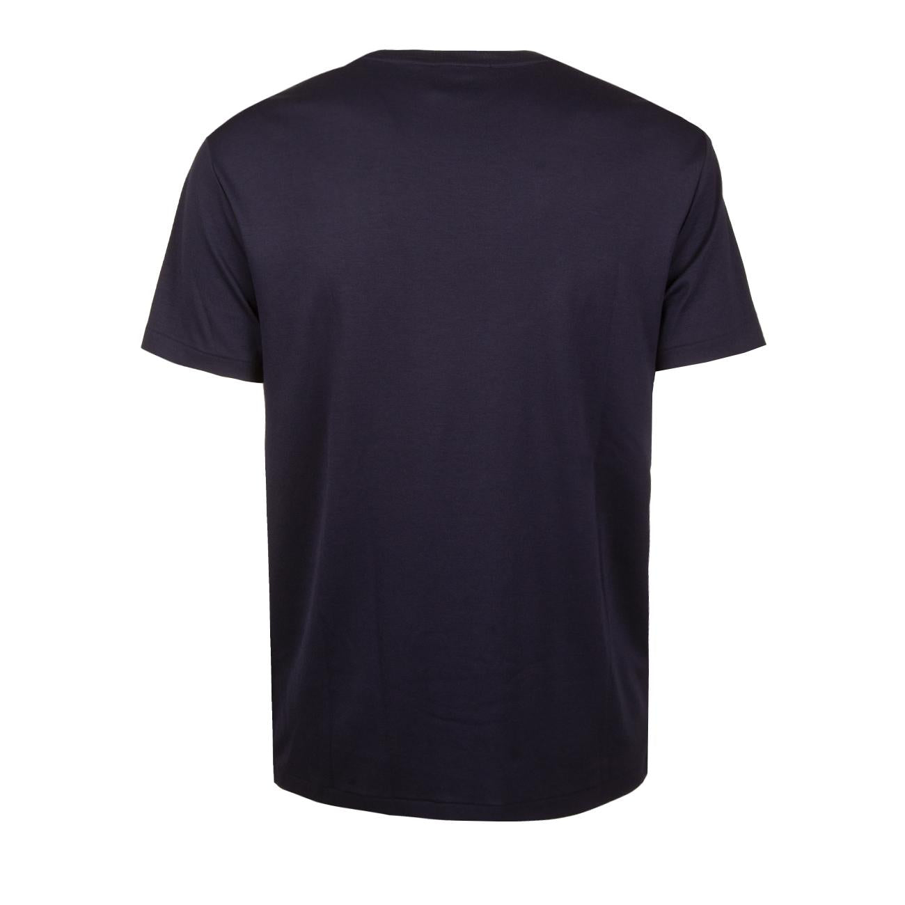 T-Shirt In Cotone Custom Slim Fit Uomo Refined Navy 710740727 003 REFINED NAVY POLO RALPH LAUREN 