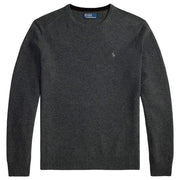  710974148 004 DARK CHARCOAL HEATHER POLO RALPH LAUREN 