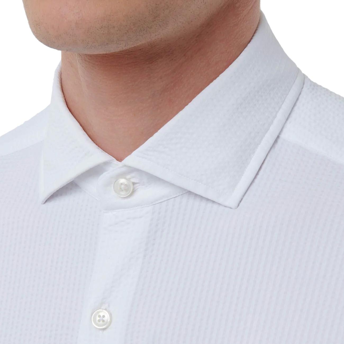 Camicia Active Sirsucker Uomo Bianco 61616 001 BIANCO XACUS 
