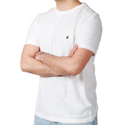 T-Shirt In Jersey Fiammato US198JF0195U 000 BIANCO DONDUP 