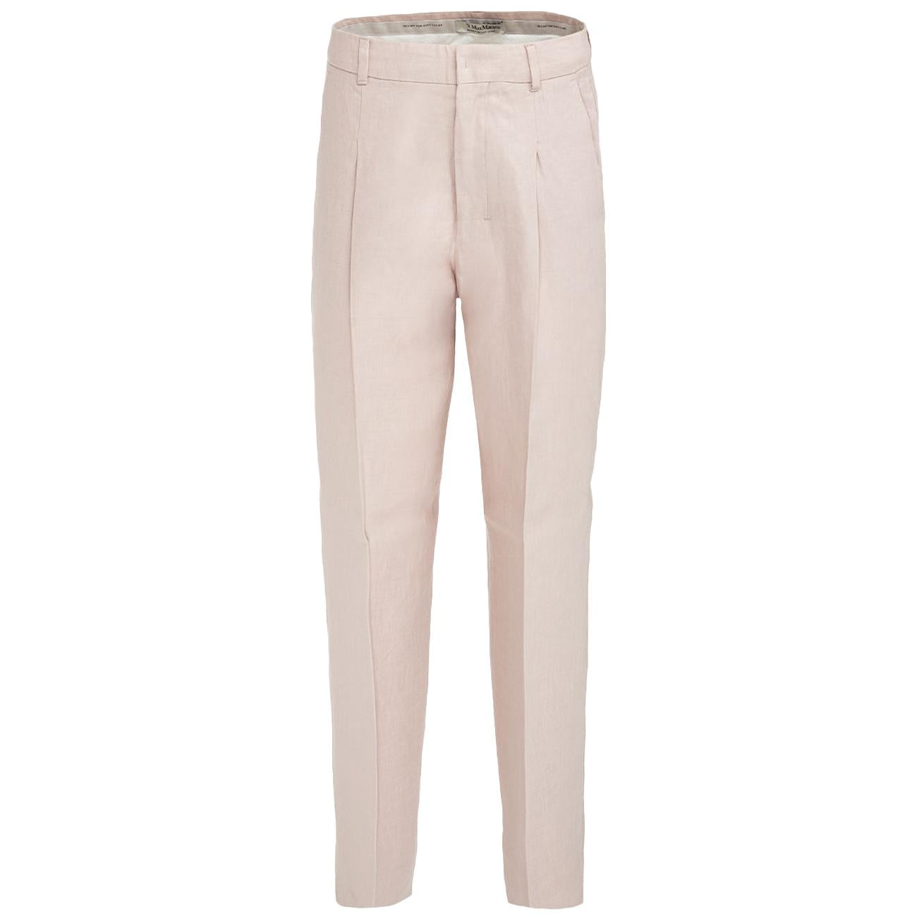 MAX MARA S Pantalone Carina Gamba Larga Donna Poudre MM/91310522600 002POUDRE 