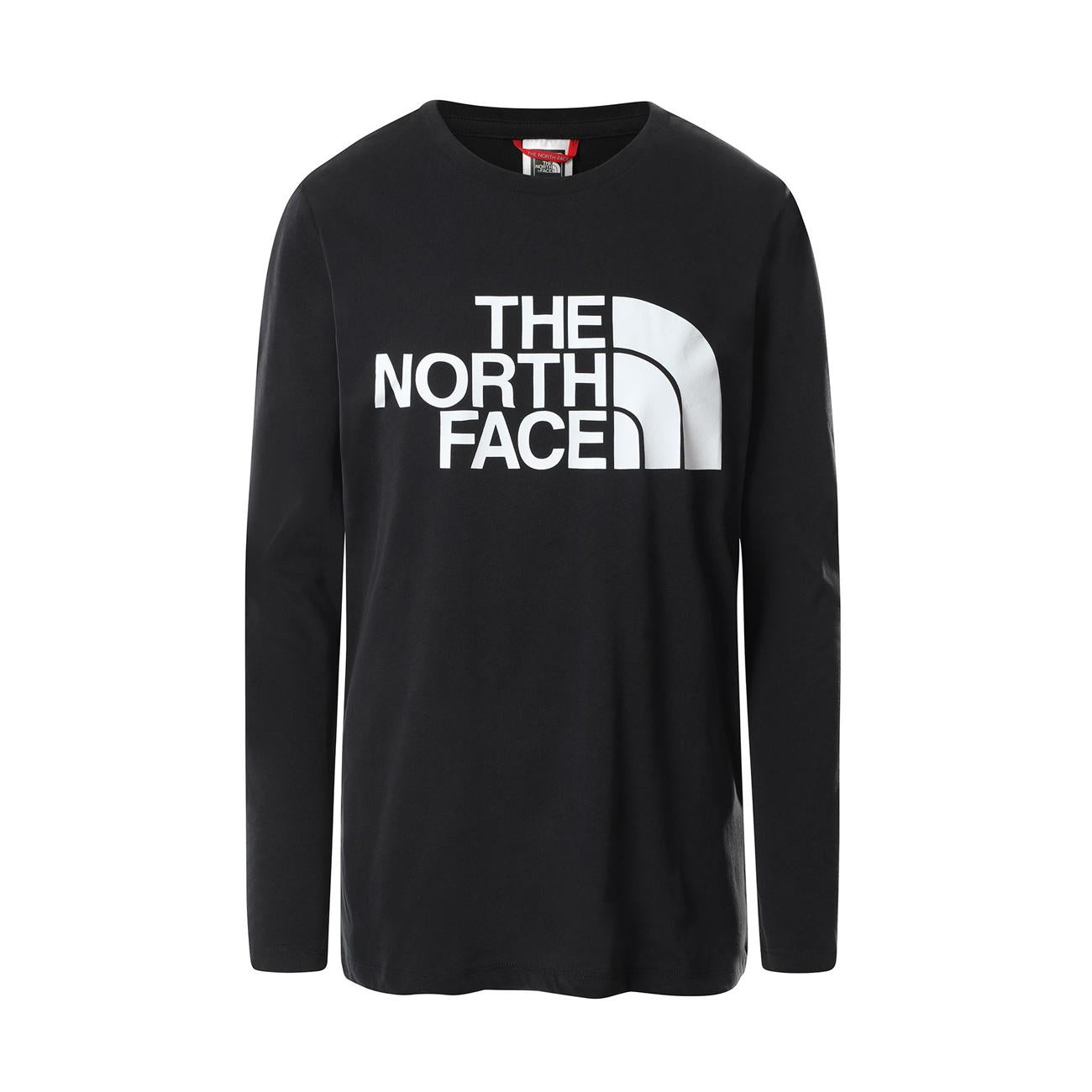 T-Shirt In Cotone Donna Nero Bianco NF0A4M7F JK3NERO/BCO THE NORTH FACE 