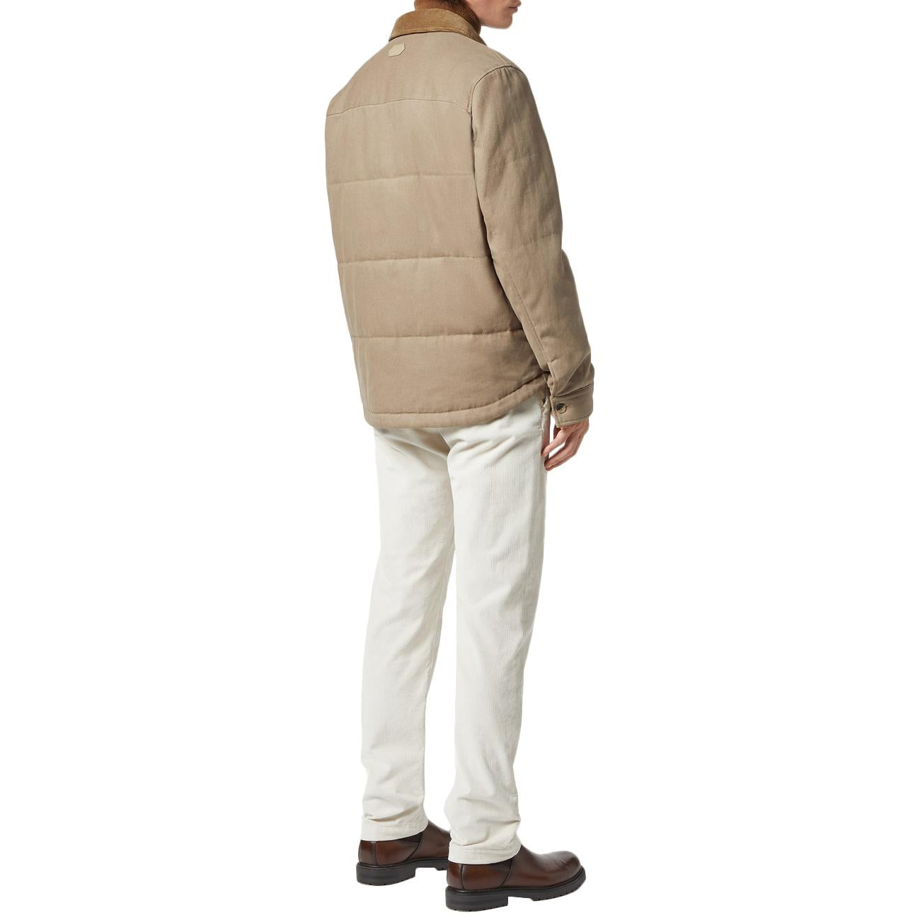 Pantalone Chino Bobby In Velluto A Coste JUMP0001001S3653TR A81 OFF WHITE JACOB COHEN 