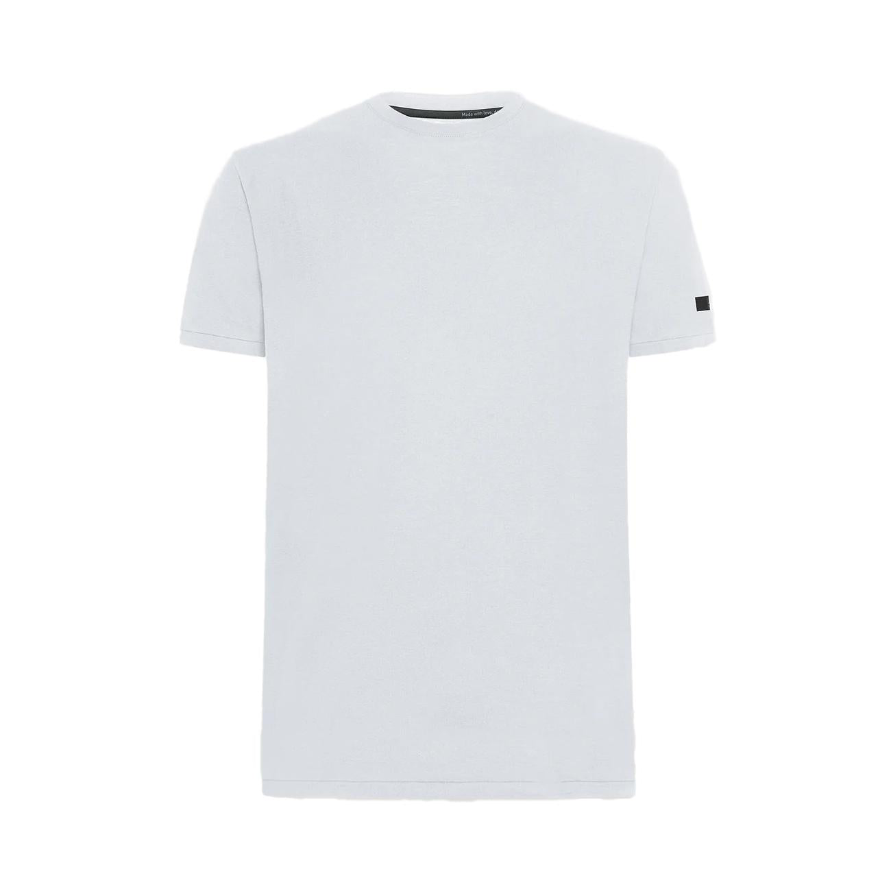 T-Shirt In Cotone Uomo White 24208 09 WHITE RRD 