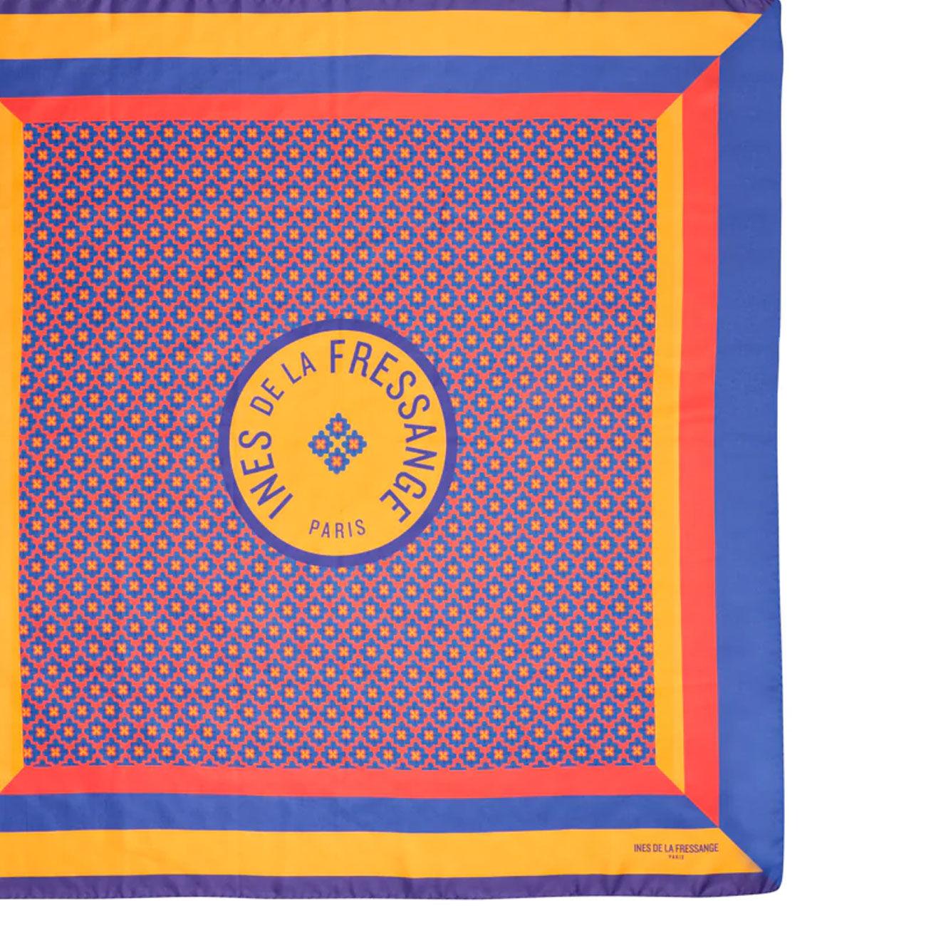 LEWIS FOULARD INES DE LA FRESSANGE 10AC021SE425 F010 MENTON RED INES DE LA FRESSANGE 