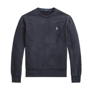 Felpa Girocollo Uomo Faded Black Canvas 710916689 006 FADED BLACK CANVAS POLO RALPH LAUREN 