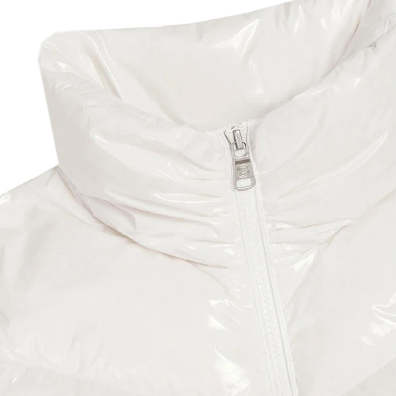 Piumino Corto Collo Alto Nylon Laccato Donna Bianco 2296/8XV 01 BIANCO COLMAR ORIGINALS 