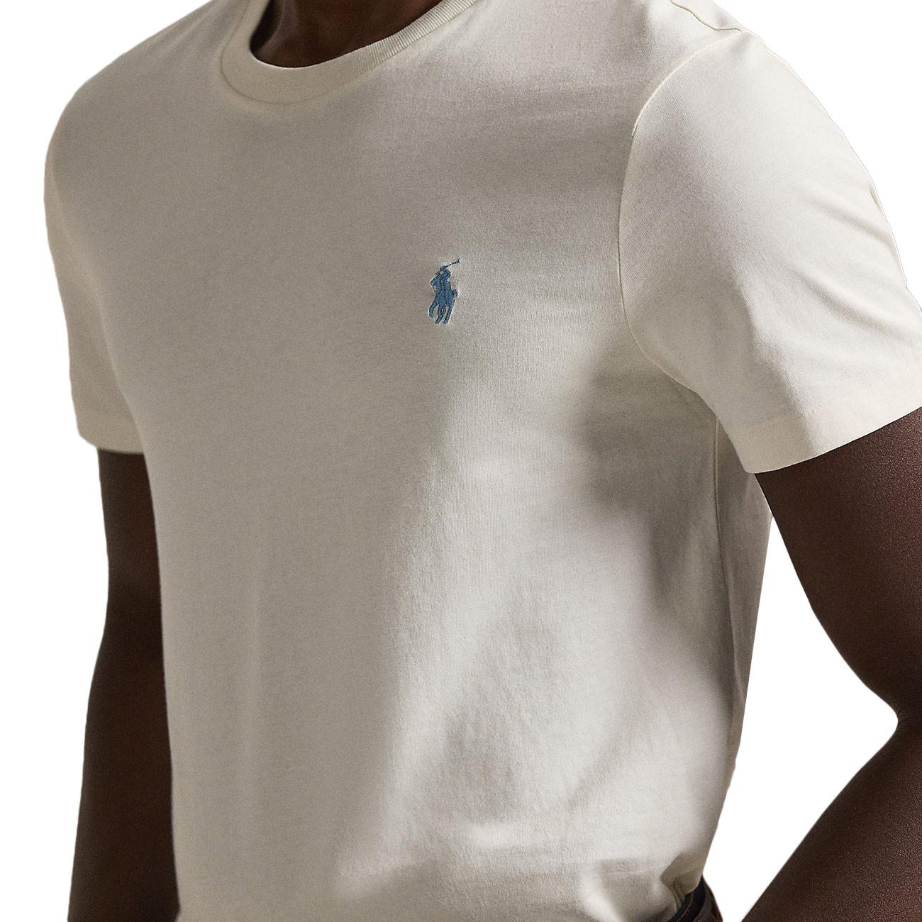 T-shirt Skin-Fit 710671438 524 ANTIQUE CREAM/C7114 POLO RALPH LAUREN 
