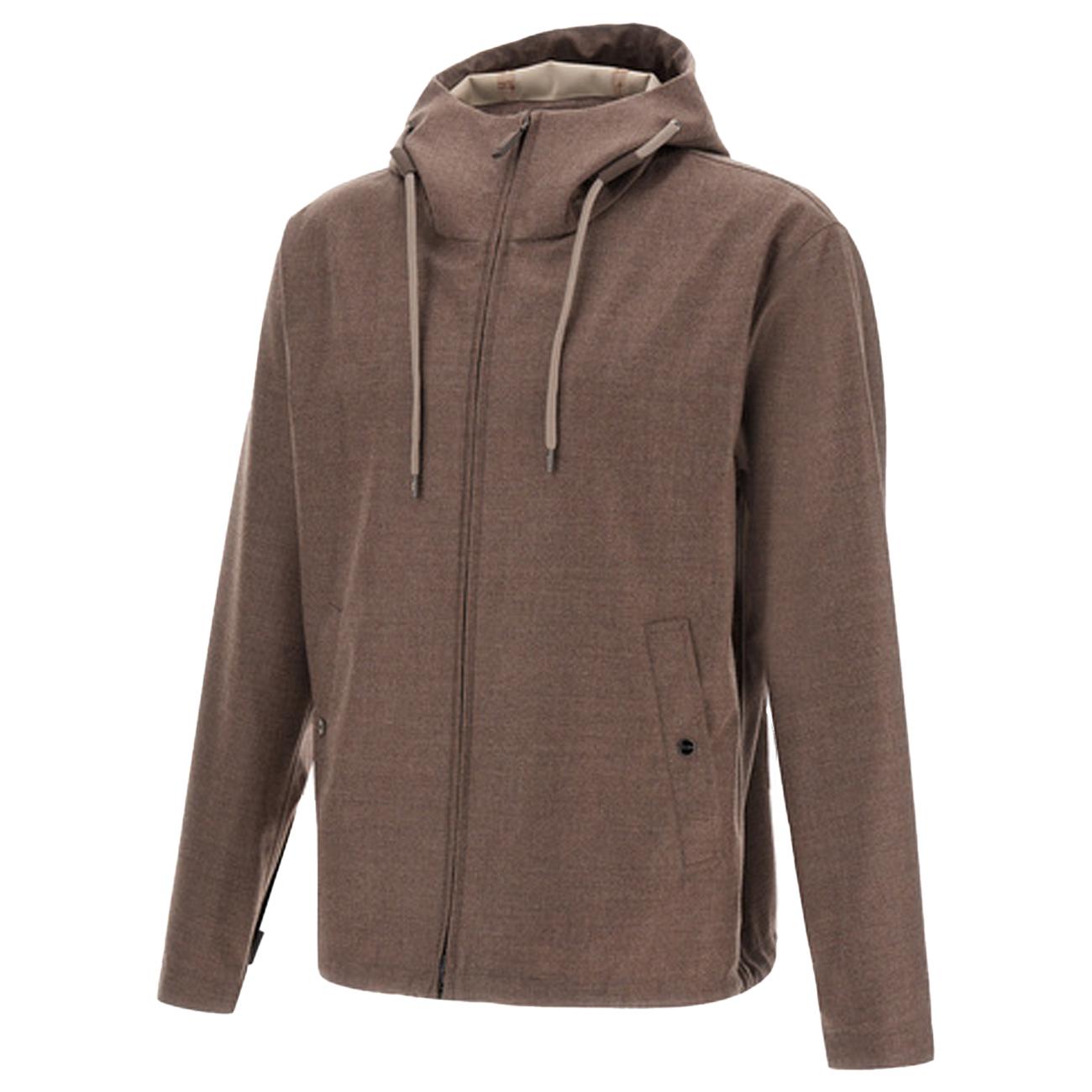 Giubbotto Dettagli Alcantara GI000454U-33441 2600 TORTORA HERNO 