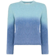 Maglia Girocollo Effetto Sfumato MGKD11045 AZZURRO AKEP 