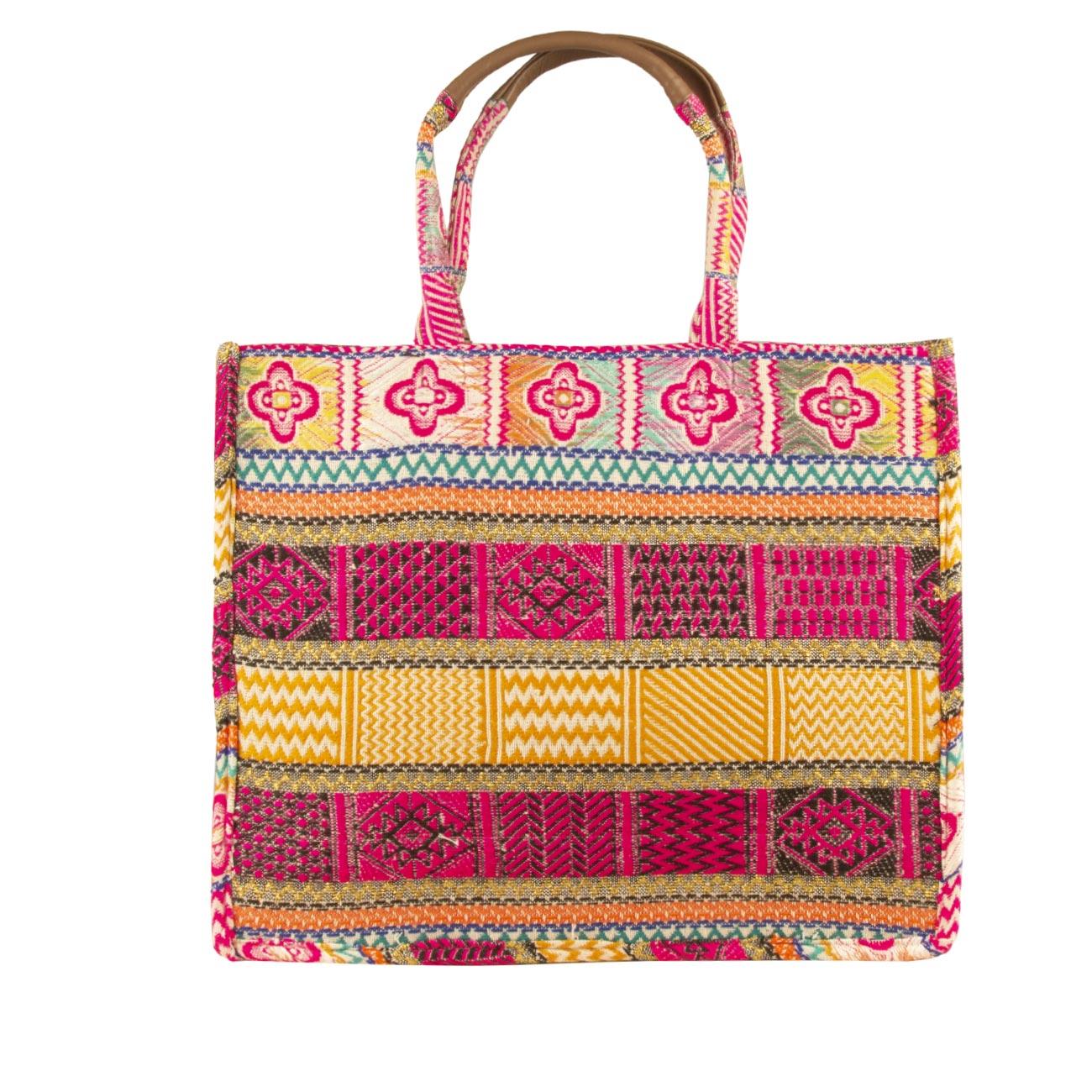 Borsa Tote Bali Big Multicolor Lurex BALI BIG MULTIC/LUREX CHANDANA 