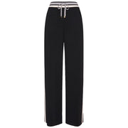 Pantaloni Palazzo Misto Viscosa P622Z000149N B3 NERO/JUTA/GRIGIO ELENA MIRO' 