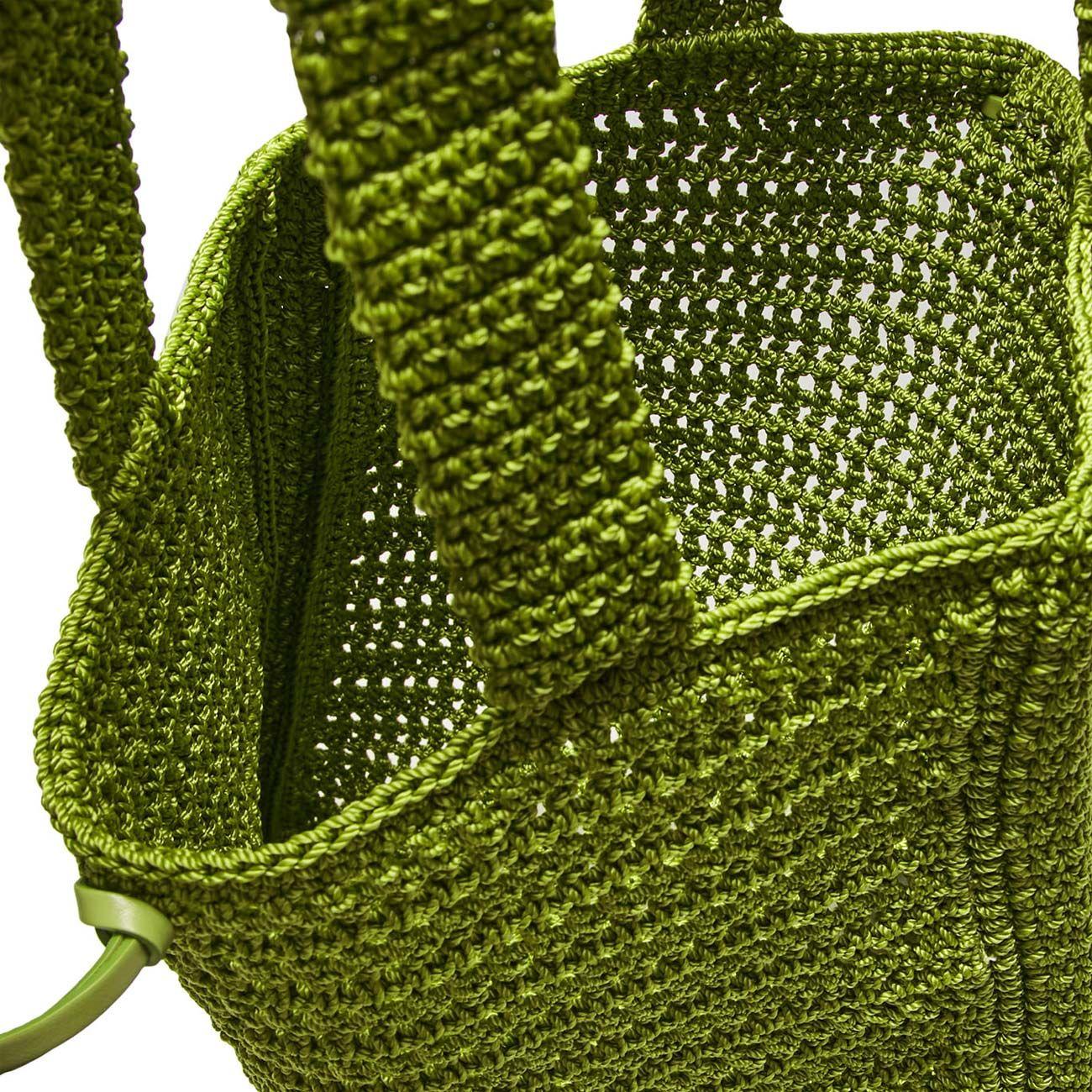 BORSA VICTORIA PELLE E TESSUTO GIANNI CHIARINI BS10230SMCRH/PL 12886 WASABI GREEN GIANNI CHIARINI 