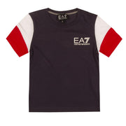 T-Shirt Colorblock Bimbo Mood Indigo 3LBT65BJ02Z 1547MOOD INDIGO EA7 