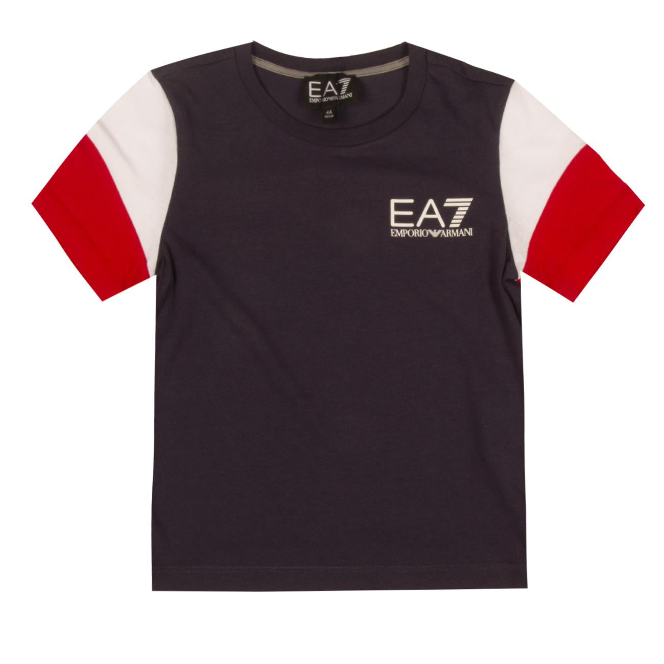 T-Shirt Colorblock Bimbo Mood Indigo 3LBT65BJ02Z 1547MOOD INDIGO EA7 
