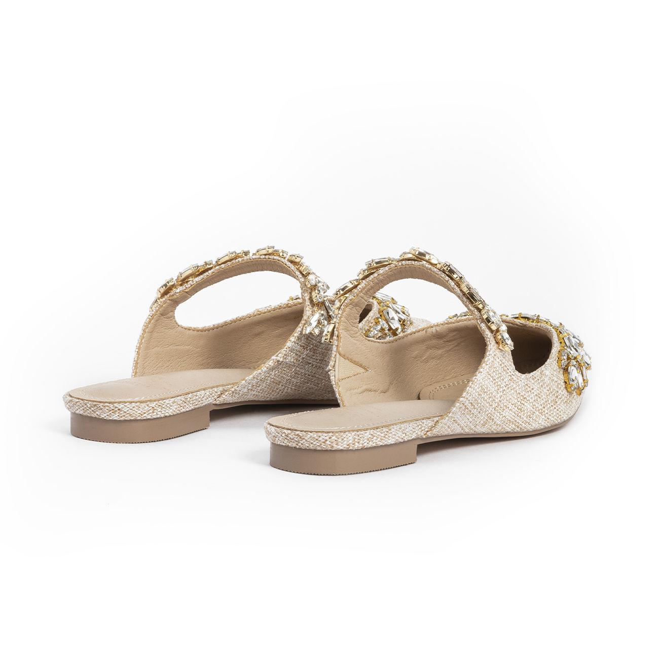 Sabot Chiaracon Cristalli Donna Rafia SH23 RAFIA TWENTYFOURHAITCH 