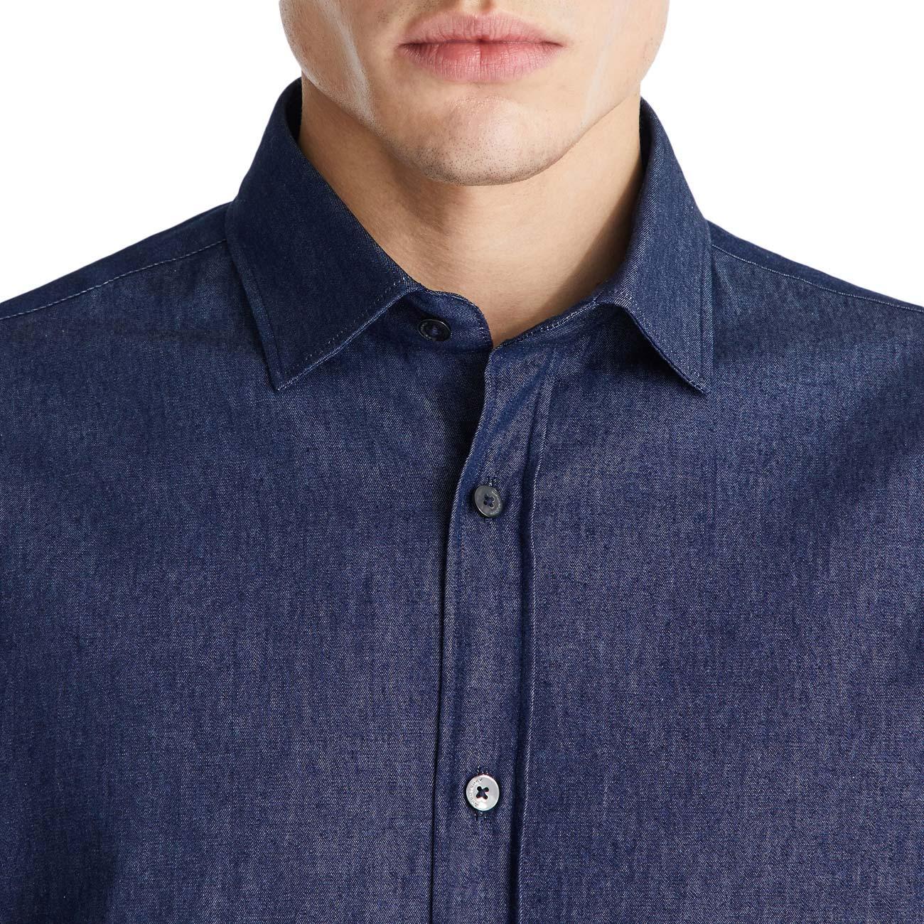 Camicia Etienne CH In Chambray Di Cotone PEU5927 99012457 CH002 JEANS PEUTEREY 