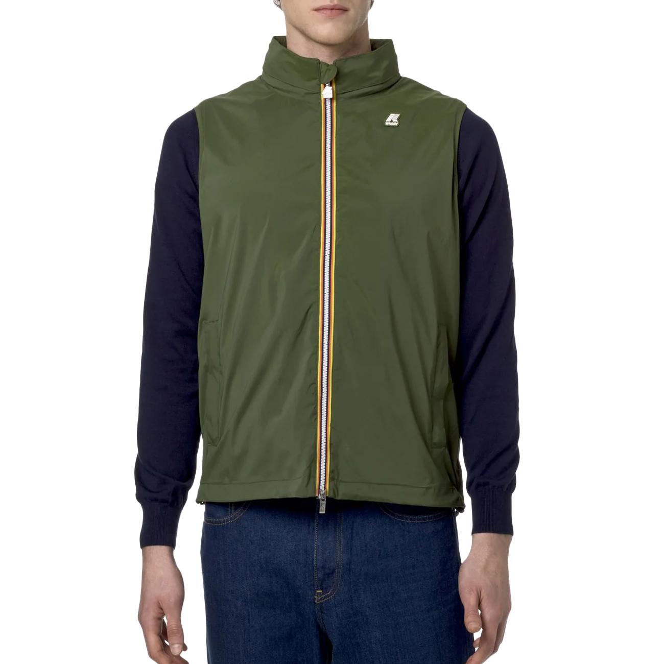 Gilet Valen Stretch Uomo Green Cypress K3131JW H11 GREEN CYPRESS K-WAY 
