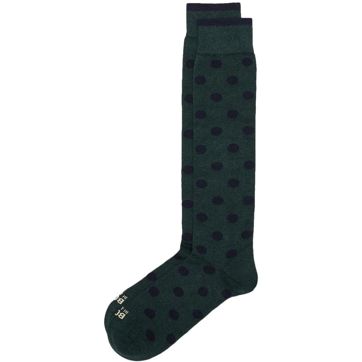 Calze Pois Bicolor Uomo Verde Blu FW220030 0093 VERDESCU/BLU SOX IN THE BOX 