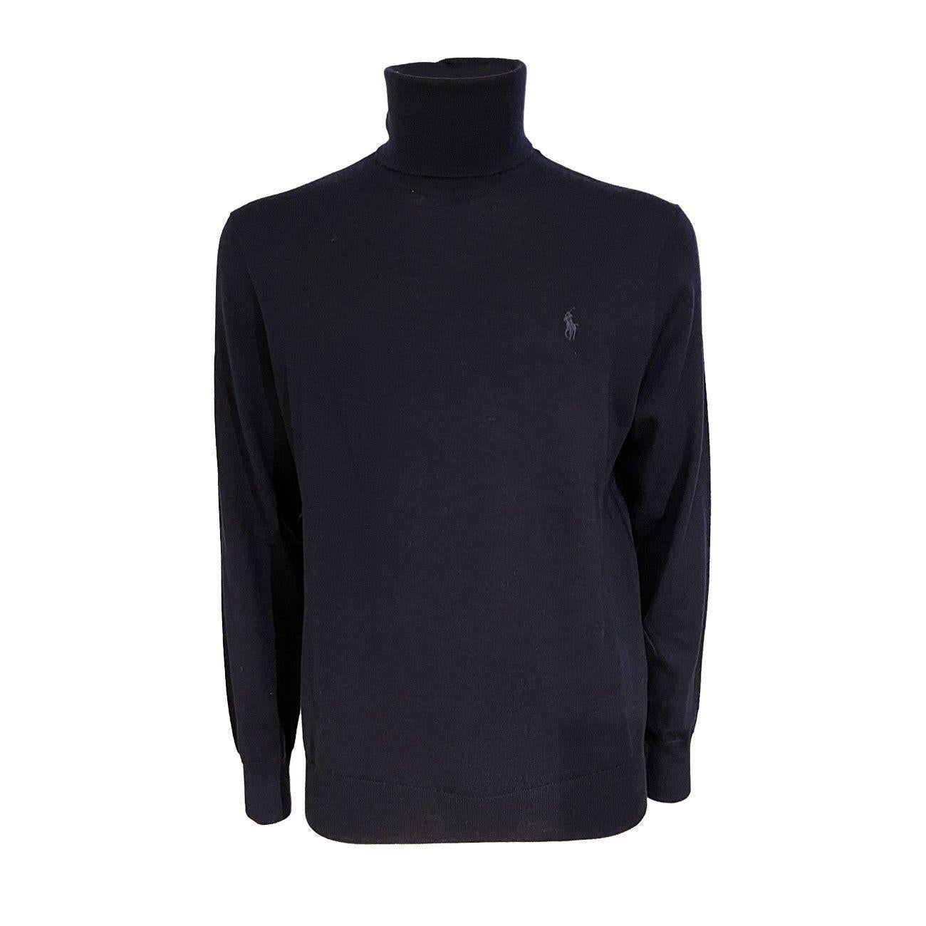 Dolcevita In Lana Merino Uomo Navy 710771090 002 NAVY POLO RALPH LAUREN 