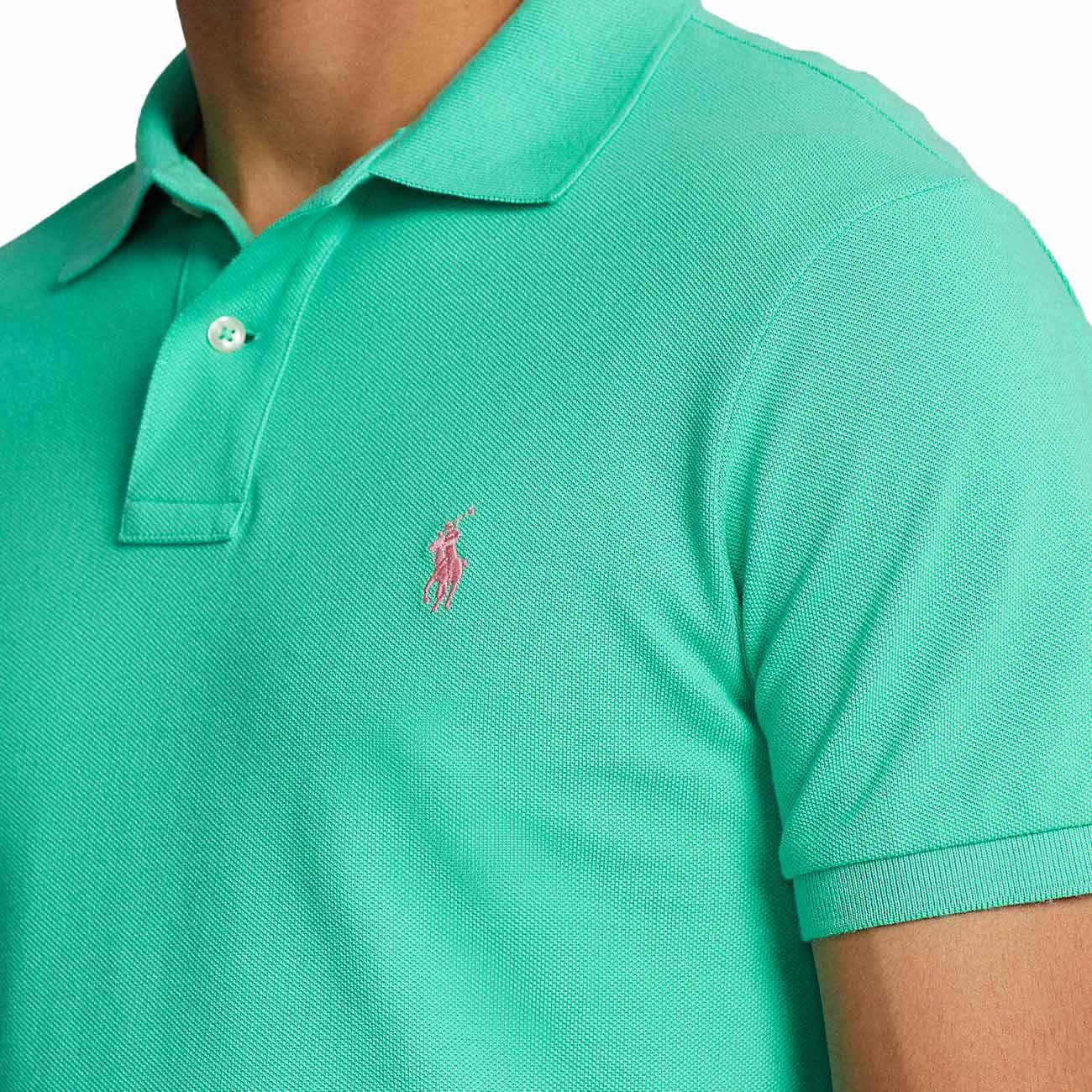 Polo Slim Fit 710795080 020 SUNSET GREEN/C3125 POLO RALPH LAUREN 