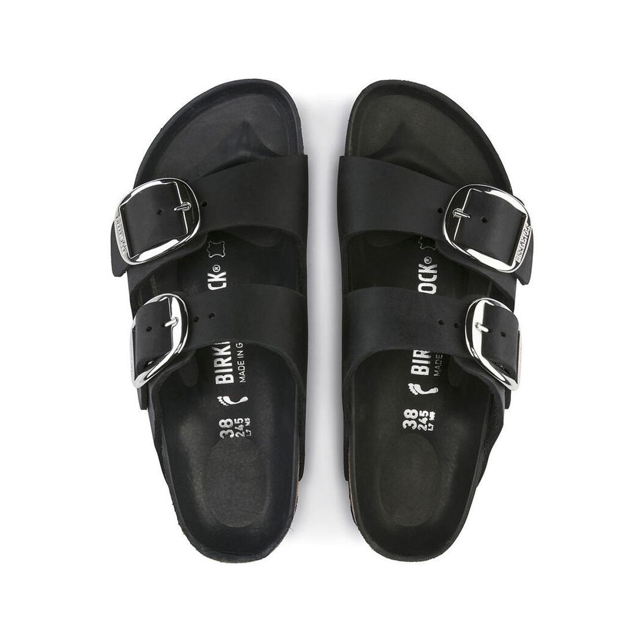 Sandali Arizona Con Grande Fibbia 1011075 BLACK BIRKENSTOCK 